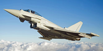 Eurofighter Typhoon in flight