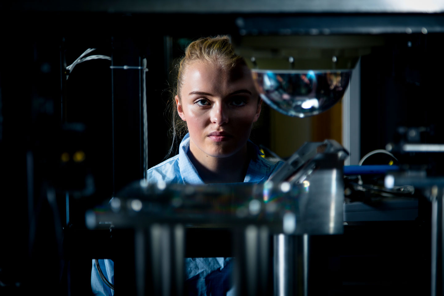 A female engineer works on Miysis