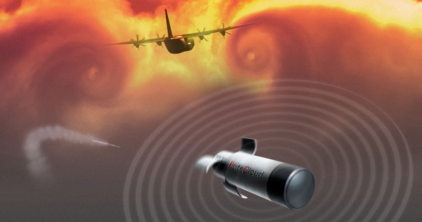 Artist's impression of the BriteCloud Expendable Active Decoy