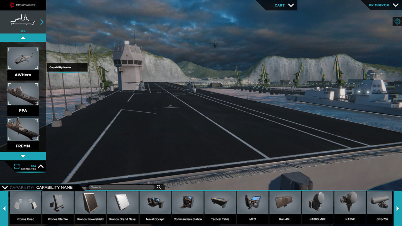 screenshot from Leonardo's virtual reality experience