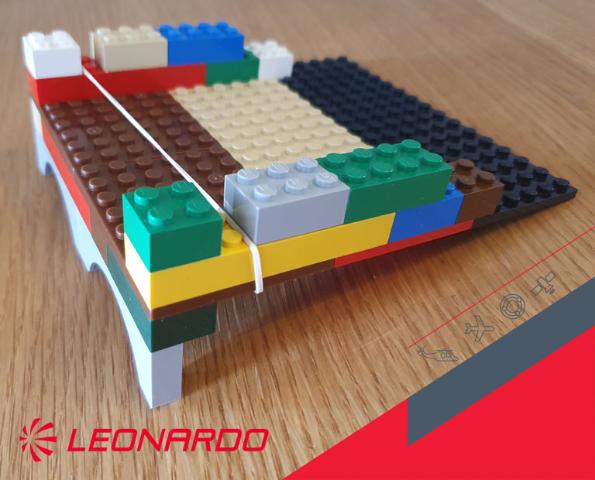 Photo of the lego paper plane launcher