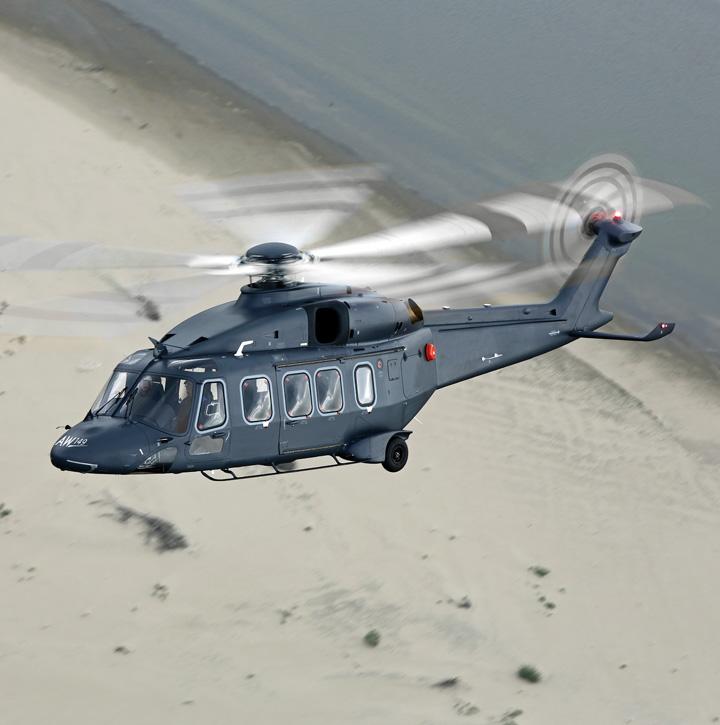 AW149 helicopter in flight