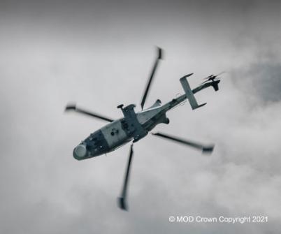 Royal Navy Wildcat Demo Team in action