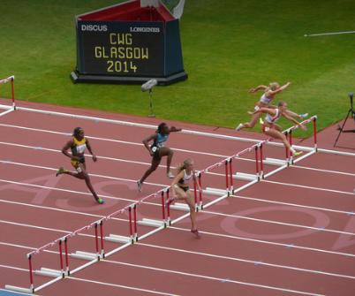 Athletes compete at the 2014 Glasgow Commonwealth Games (photo from Pixabay)