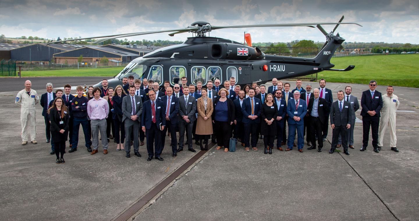 Leonardo Helicopters social value event