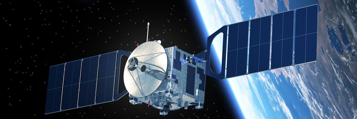 Satellite in orbit