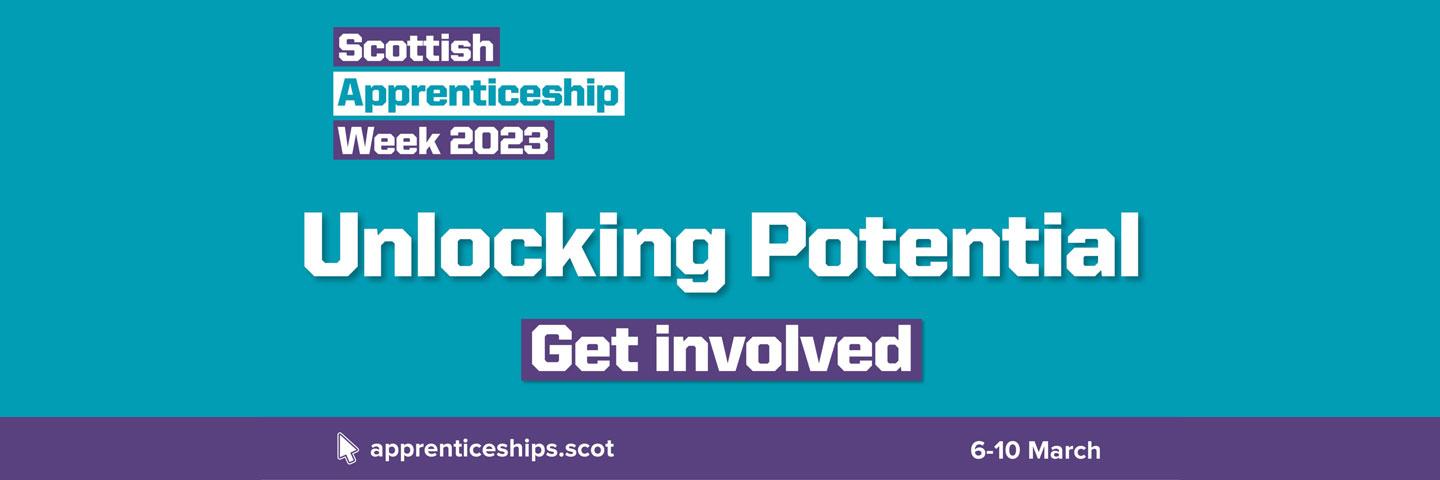 Scottish Apprenticeships Week 2023 logo