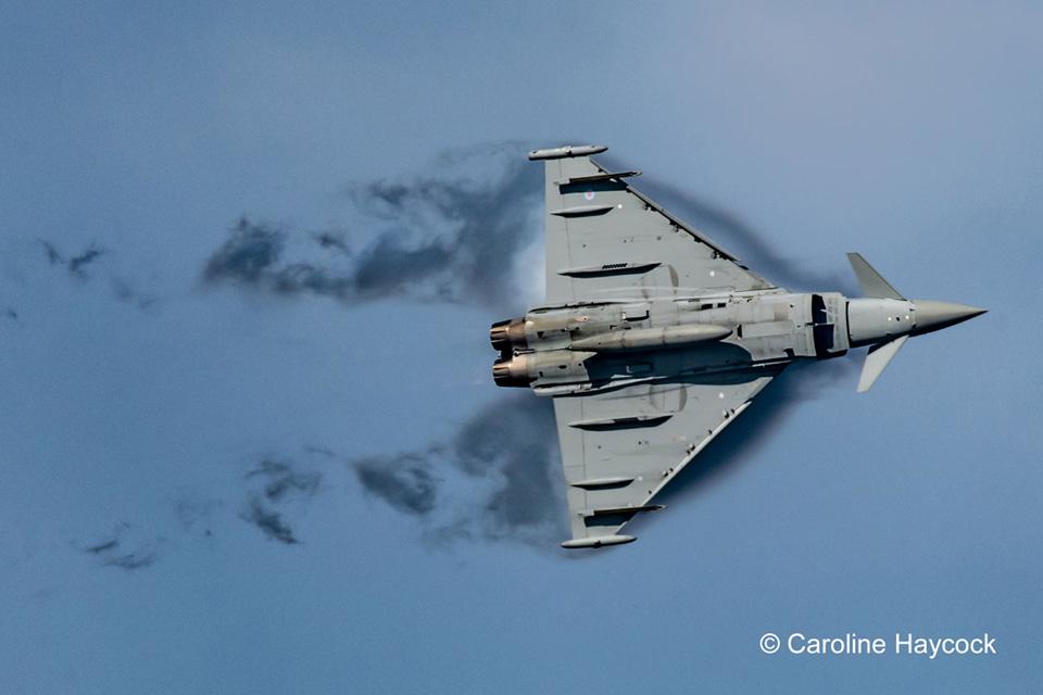 RAF Typhoon Display Team aircraft