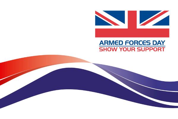 Armed Forces Day wave graphic